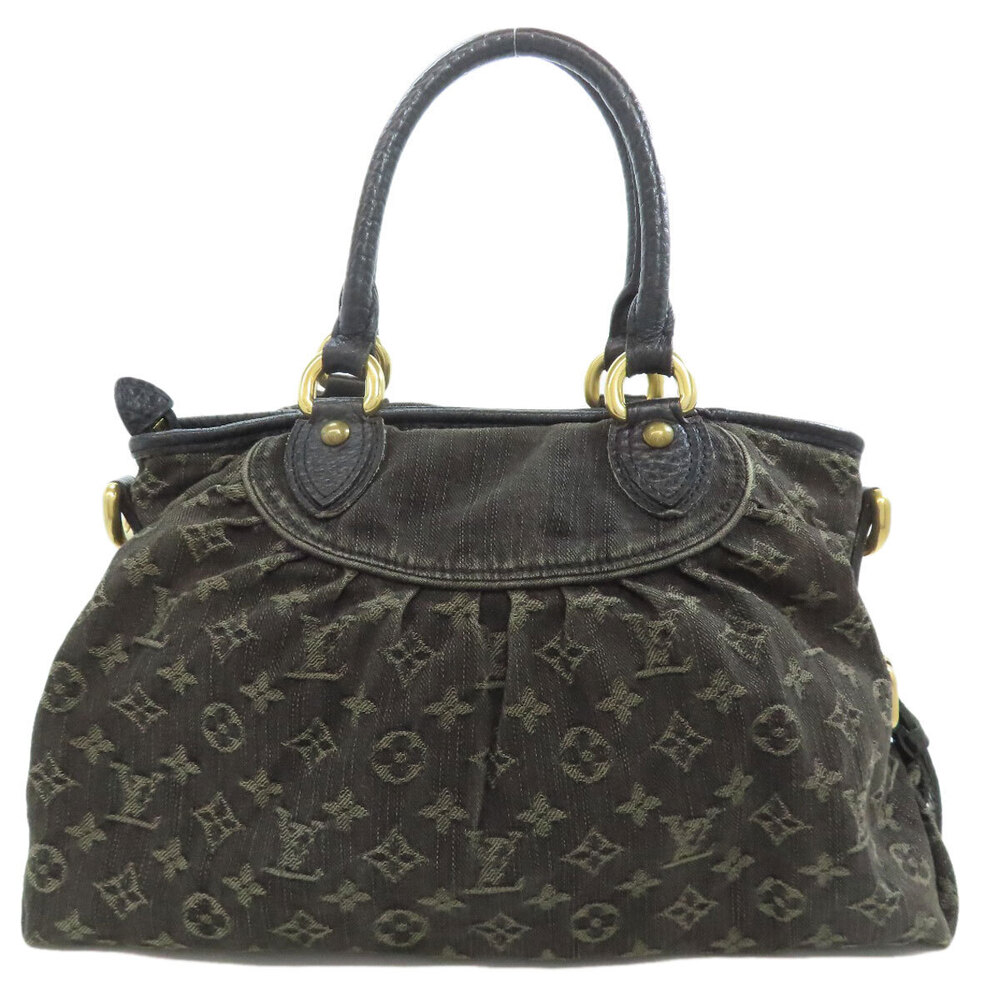 Louis Vuitton Denim Cabby Neo Monogram Handbag
